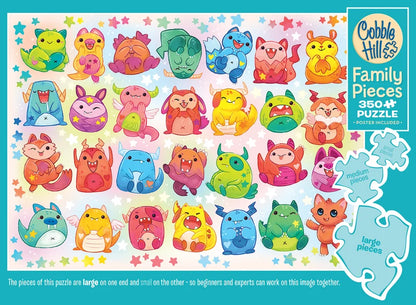Little Monsters by Michelle Simpson, 350 Piece Random Cut Family Puzzle