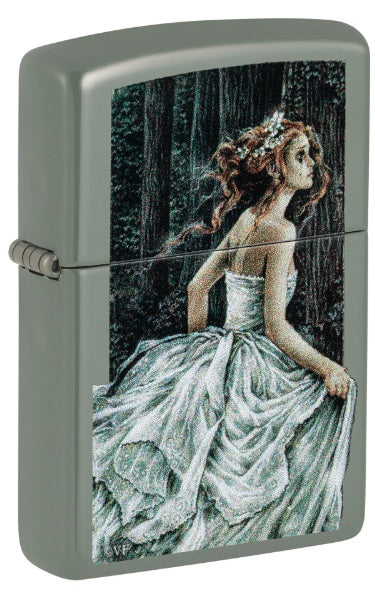 Zippo Lighter: Distraught Bride by Victoria Frances - Sage