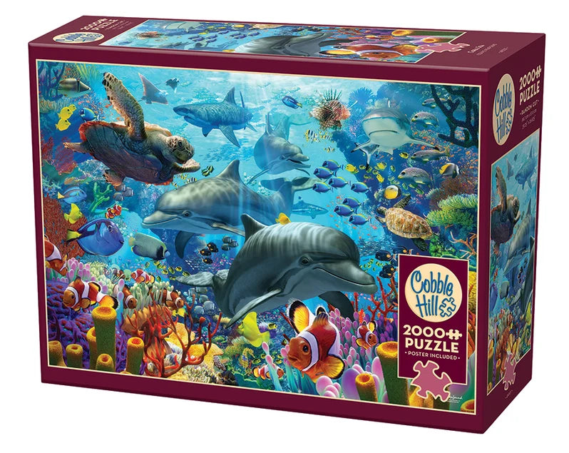 Coral Sea by David Penfound, 2000 Piece Random Cut Puzzle