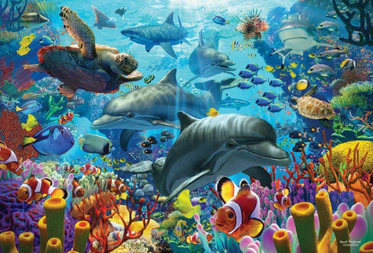Coral Sea by David Penfound, 2000 Piece Random Cut Puzzle