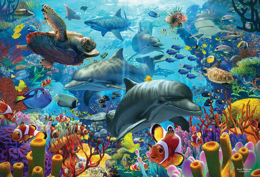 Coral Sea by David Penfound, 2000 Piece Random Cut Puzzle