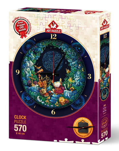 Art Puzzle Astrology by Bill Bell, 570 Pieces Clock Puzzle