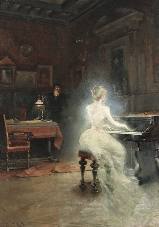 The Ghost Pianist af Georges Roux, 500 brikkers puslespil