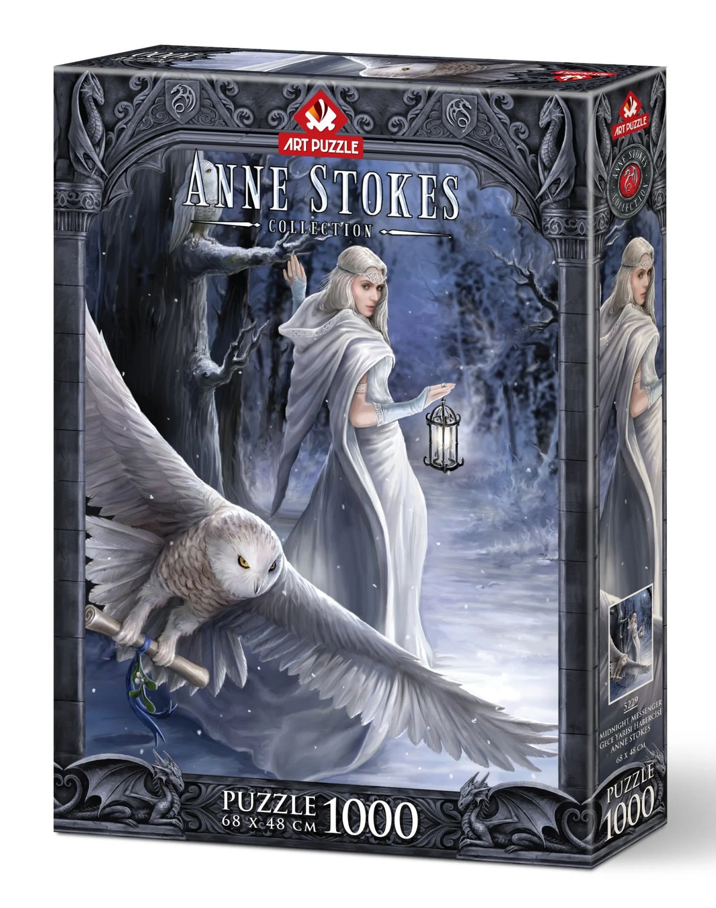 Midnight Messenger by Anne Stokes, 1000 Piece Puzzle
