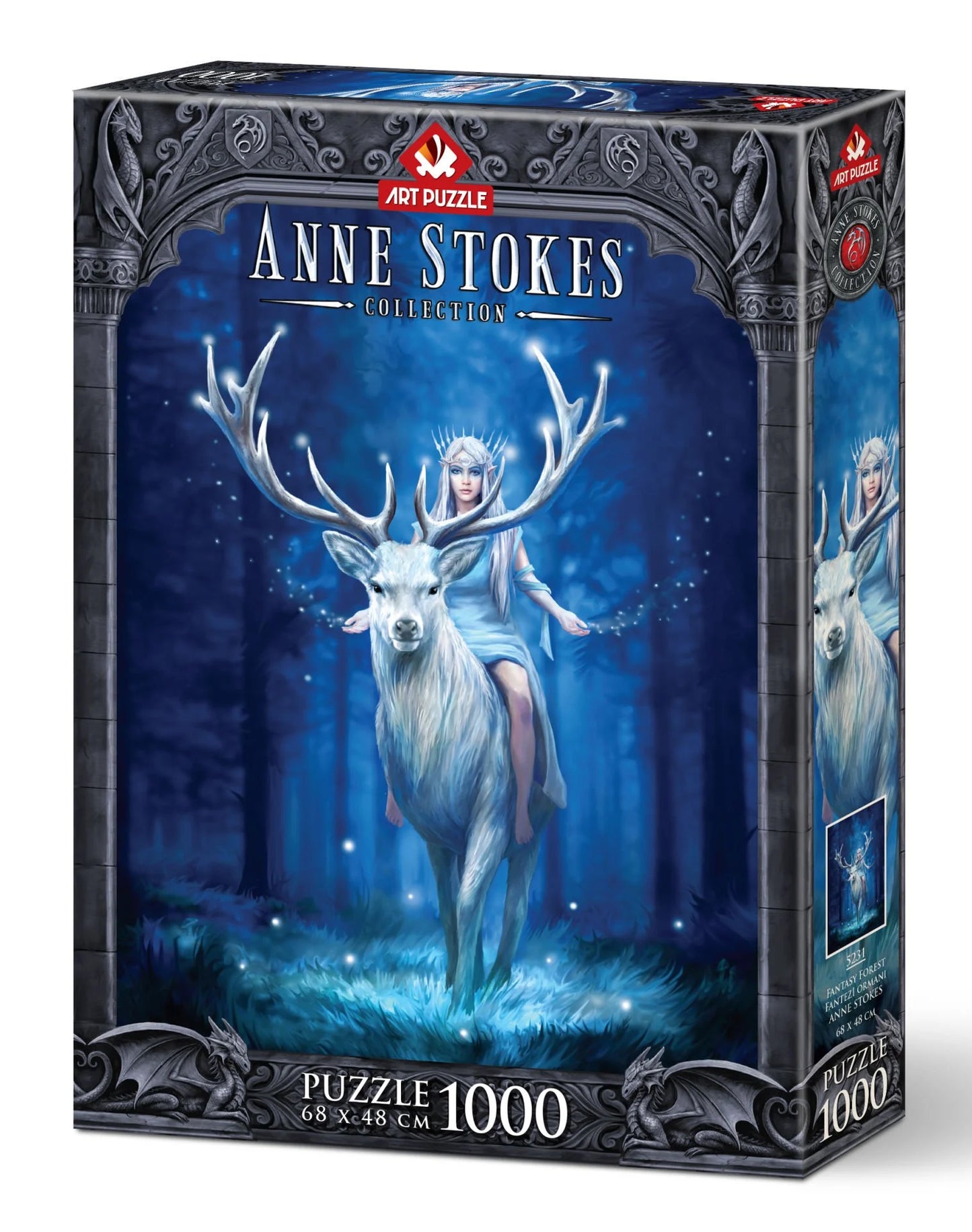 Fantasy Forest af Anne Stokes, 1000 brikker puslespil