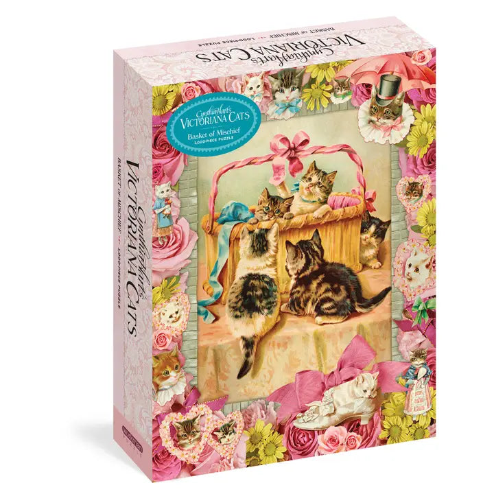 Victoriana Cats by Cynthia Hart, 1000 Piece Puzzle