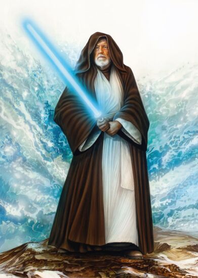The Jedi Master af Monte Moore, 1000 brikker puslespil