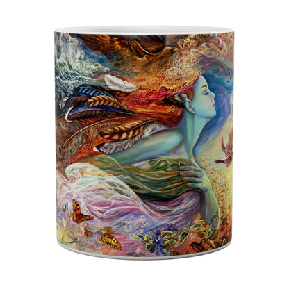 Spirit Of Flight by Josephine Wall, Mug