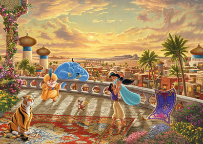 Jasmine Dancing in the Desert Sunset by Thomas Kinkade Studios, 1000 Piece Puzzle