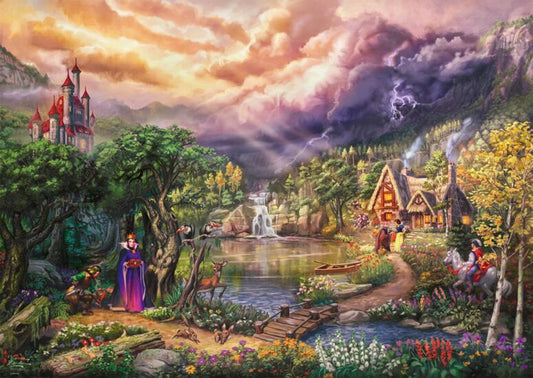 Snow White and the Queen by Thomas Kinkade, 1000 Piece Puzzle