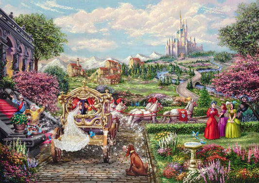 Cinderella Happily Ever After by Thomas Kinkade Studios, 1000 Piece Puzzle