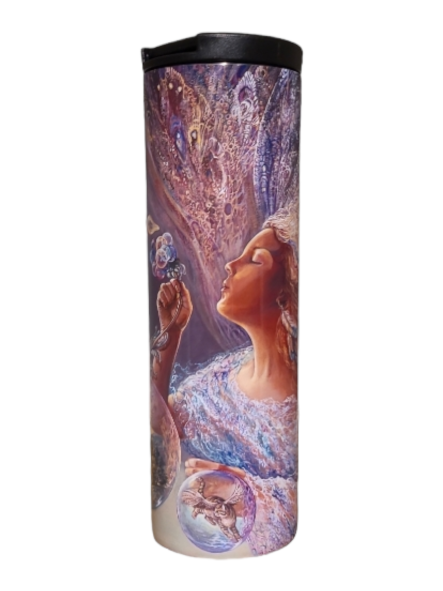 Bubble Flower by Josephine Wall, Tumbler