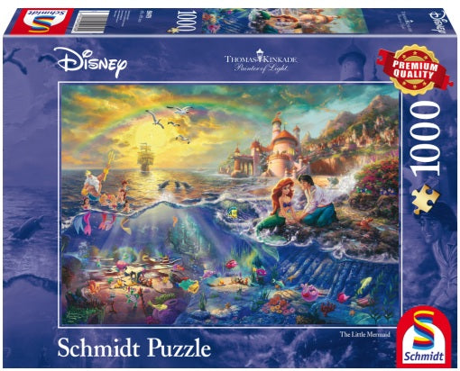 The Little Mermaid by Thomas Kinkade, 1000 Piece Puzzle