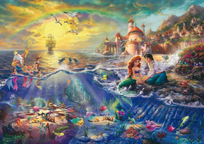 The Little Mermaid by Thomas Kinkade, 1000 Piece Puzzle