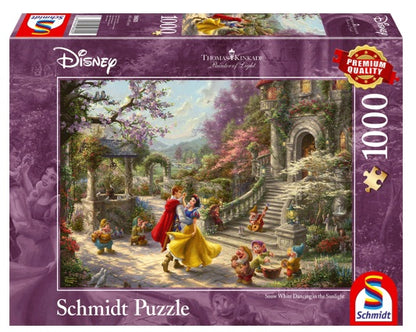 Snow White Dancing in the Sunlight by Thomas Kinkade Studios, 1000 Piece Puzzle