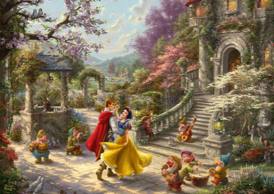 Snow White Dancing in the Sunlight by Thomas Kinkade Studios, 1000 Piece Puzzle