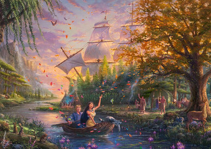Pocahontas by Thomas Kinkade Studios, 1000 Piece Puzzle