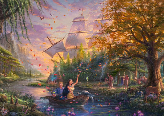 Pocahontas by Thomas Kinkade Studios, 1000 Piece Puzzle
