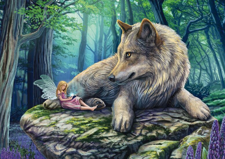 The Wolf and the Elf by Lisa Parker, 500 Piece Puzzle – FairyPuzzled