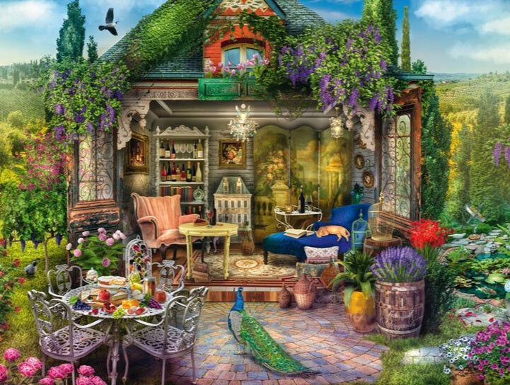 A Dream Garden Shed among the Vineyards by Aimee Stewart, 1000 Piece Puzzle