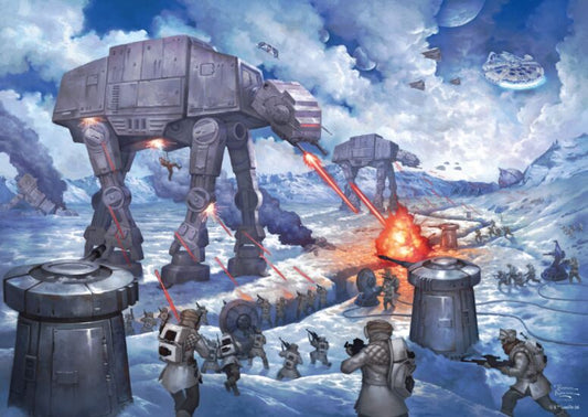 The Battle of Hoth af Thomas Kinkade Studios, 1000 brikker puslespil