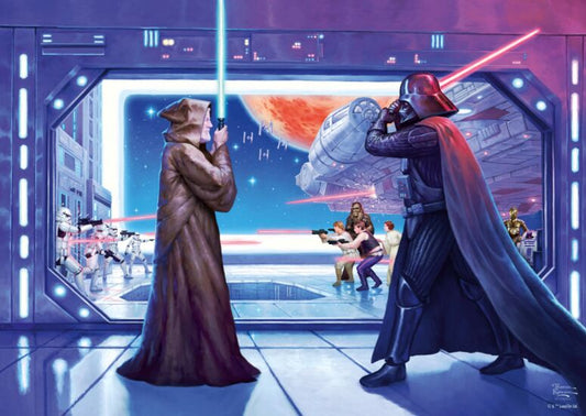 Obi-Wans laatste gevecht door Thomas Kinkade, puzzel van 1000 stukjes