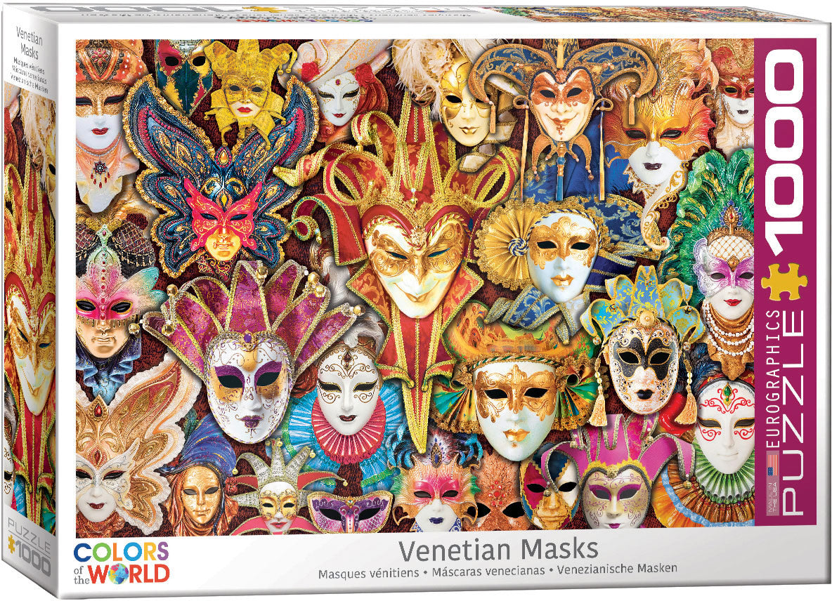 Venetian Masks by Eurographics, 1000 Piece Puzzle