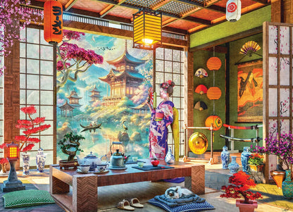 Japan Tea Room by Dominic Davison, 1000 Piece Puzzle