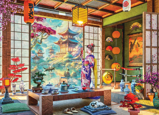 Japan Tea Room by Dominic Davison, 1000 Piece Puzzle