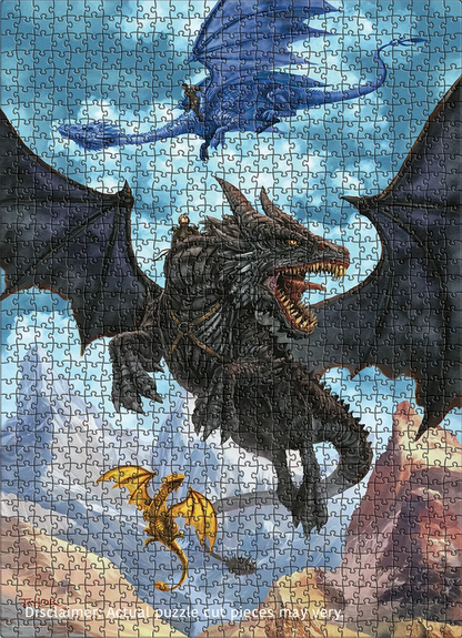 Violet - Dragon Rider by Nestor Taylor, 1000 Piece Puzzle