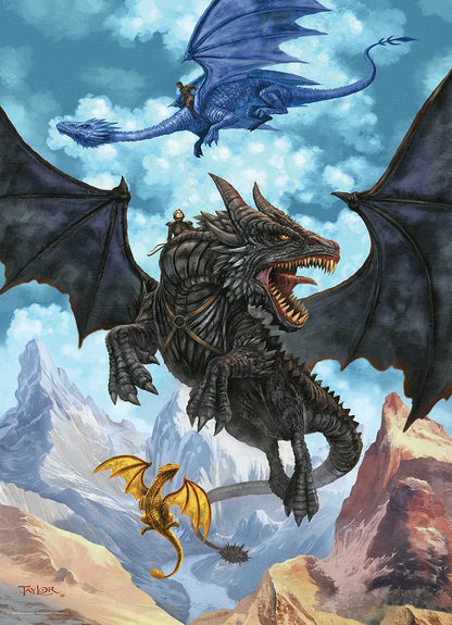 Violet - Dragon Rider by Nestor Taylor, 1000 Piece Puzzle
