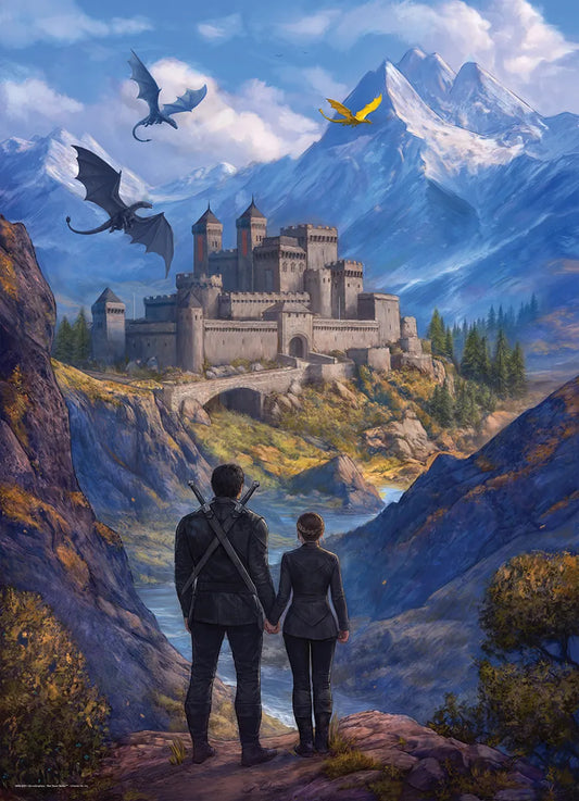 Violet & Xaden by Beth Gilbert, 1000 Piece Puzzle