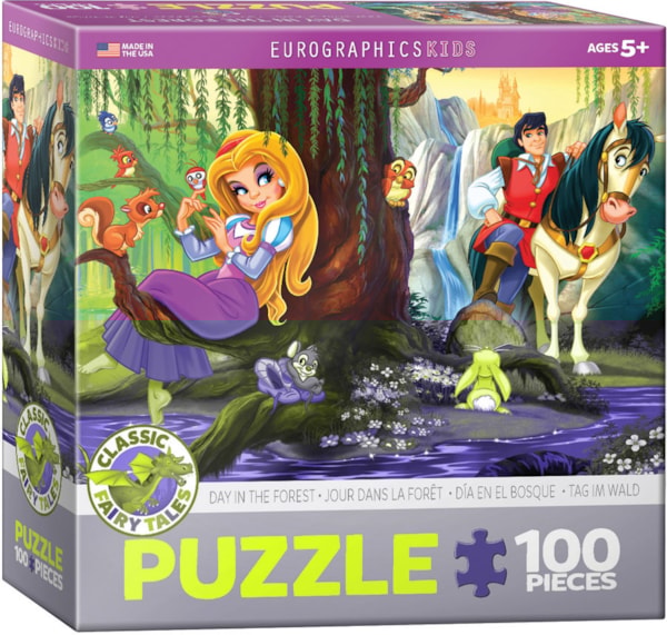 Day in the Forest, 100 Piece Puzzle