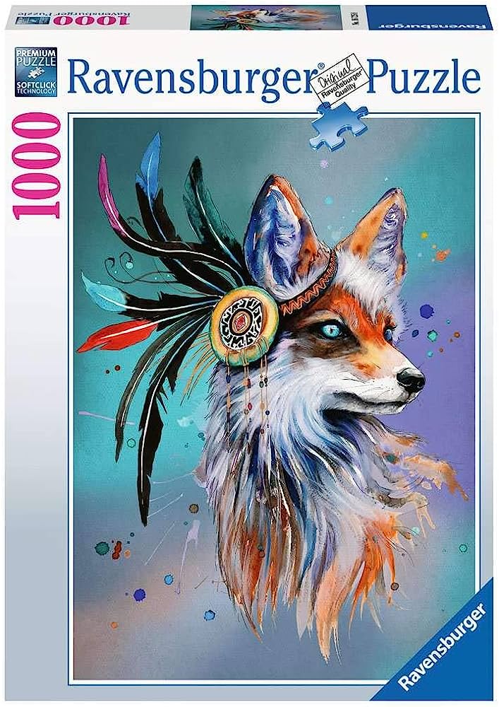 Spirit Fox van Pixie Cold, puzzel van 1000 stukjes