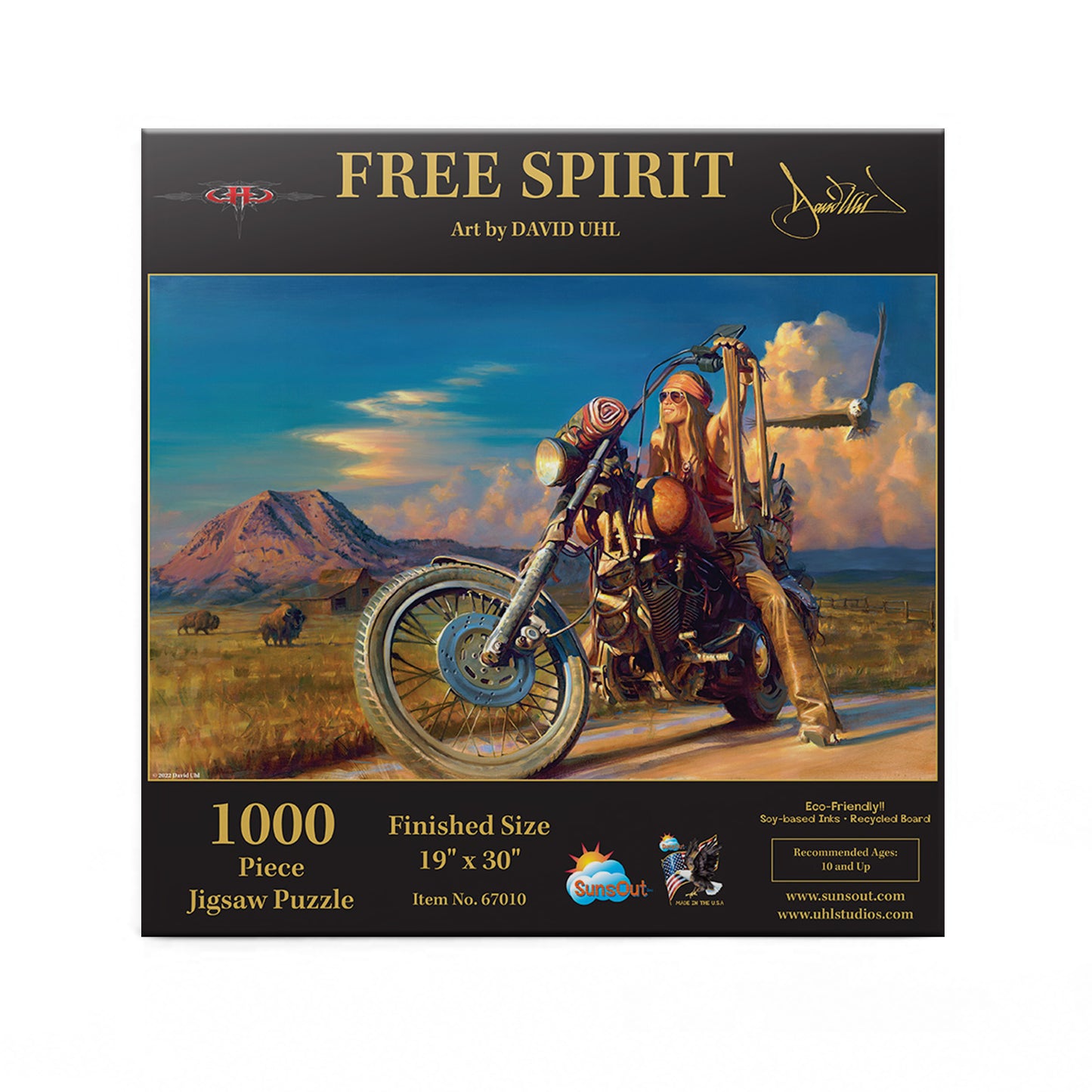 Free Spirit af David Uhl, 1000 brikker puslespil