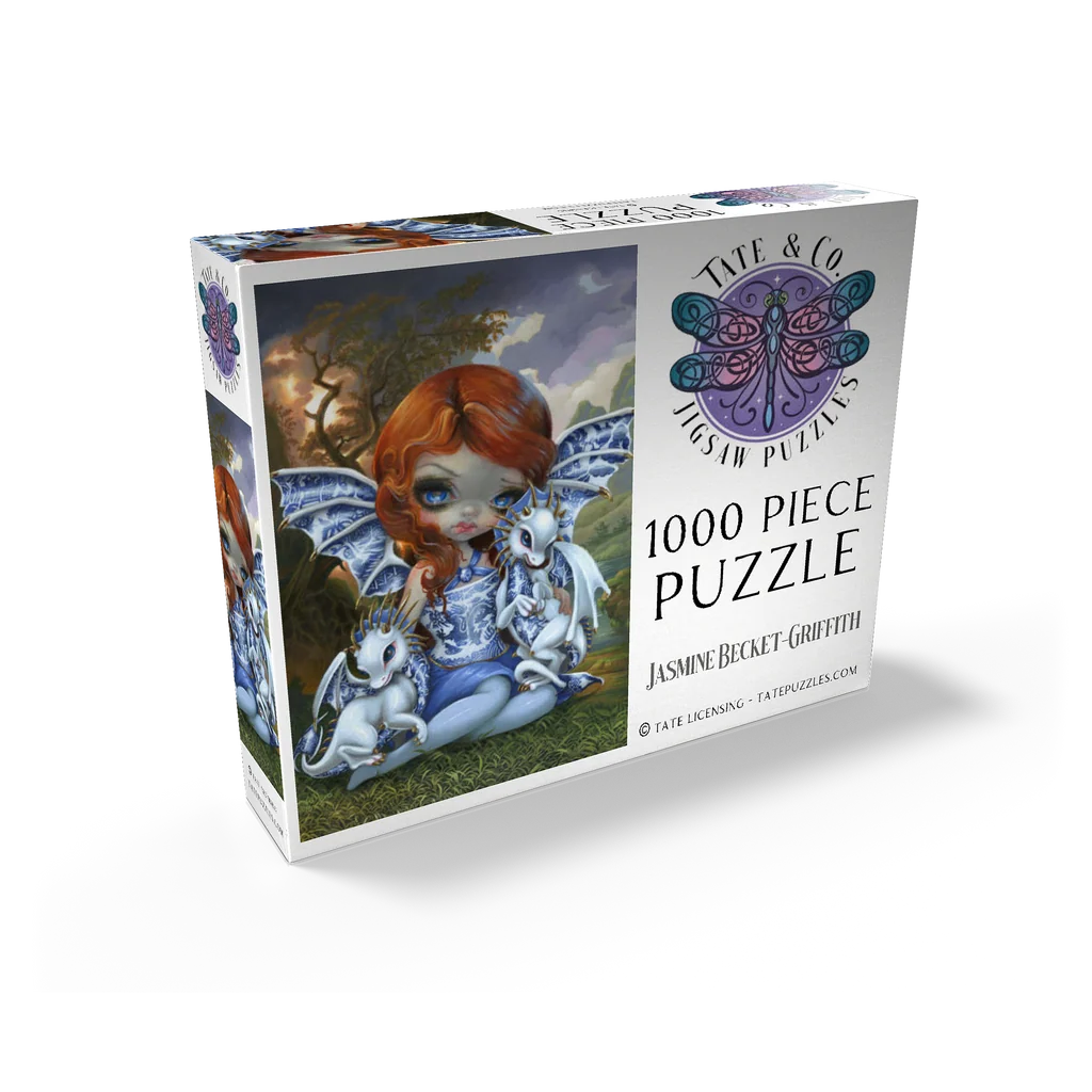 Blue Willow Dragonling by Jasmine Becket-Griffith, 1000 Piece Puzzle