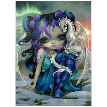 Frost Dragonling by Jasmine Becket-Griffith, 1000 Piece Puzzle