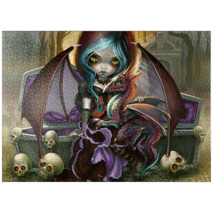 Vampire Dragonling by Jasmine Becket-Griffith, 1000 Piece Puzzle
