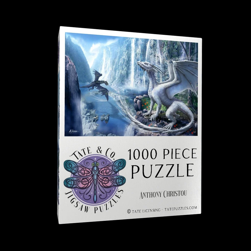 Waterfall Dragons by Anthony Christou, 1000 Piece Puzzle
