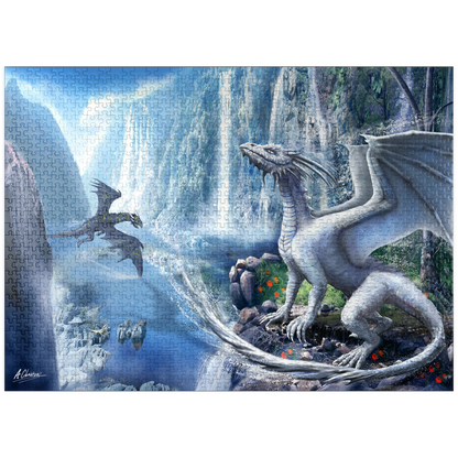 Waterfall Dragons by Anthony Christou, 1000 Piece Puzzle