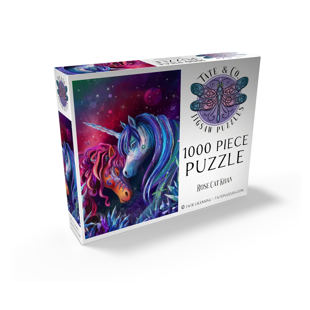 Crystal Garden Unicorns by Rose Khan, 1000 Piece Puzzle