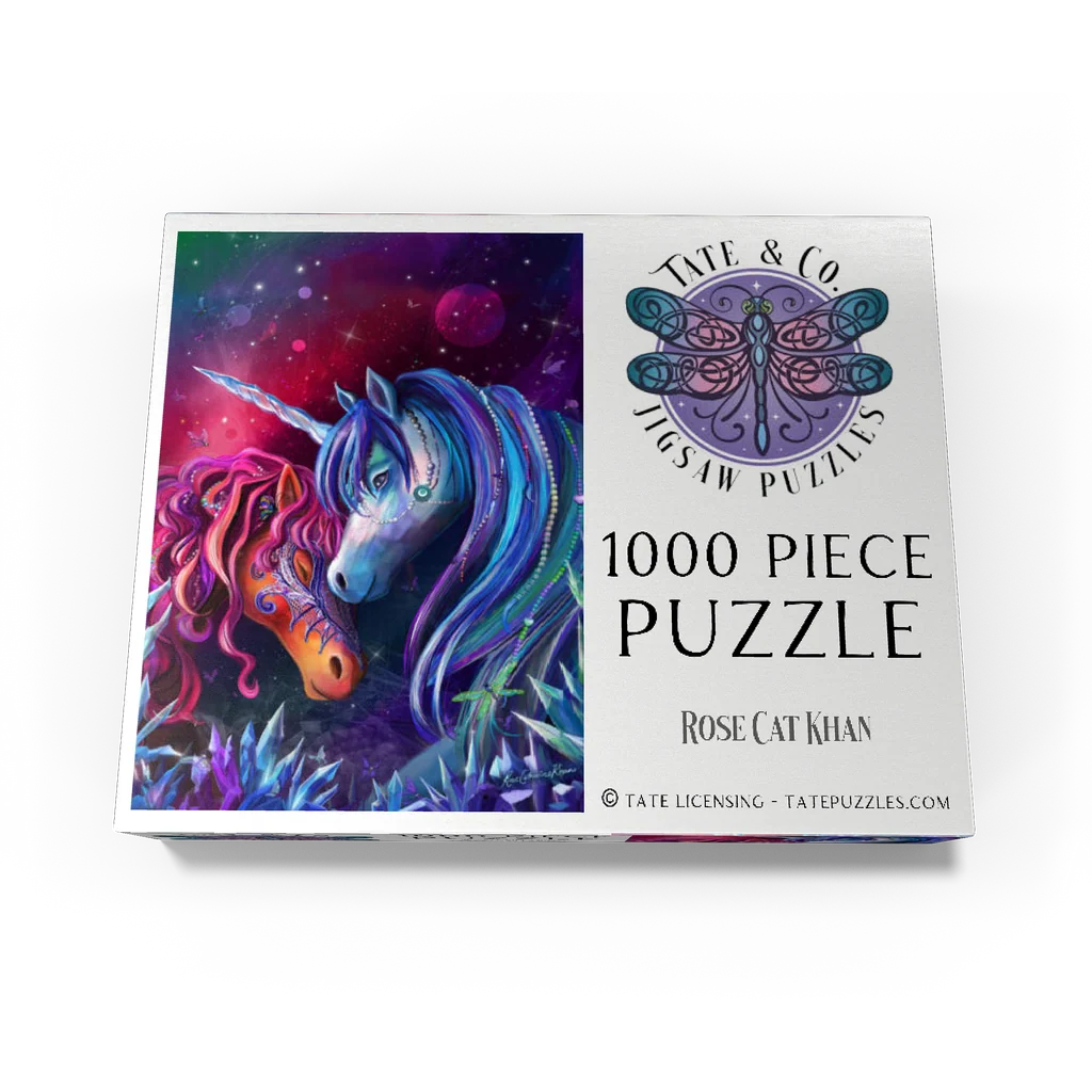 Crystal Garden Unicorns by Rose Khan, 1000 Piece Puzzle