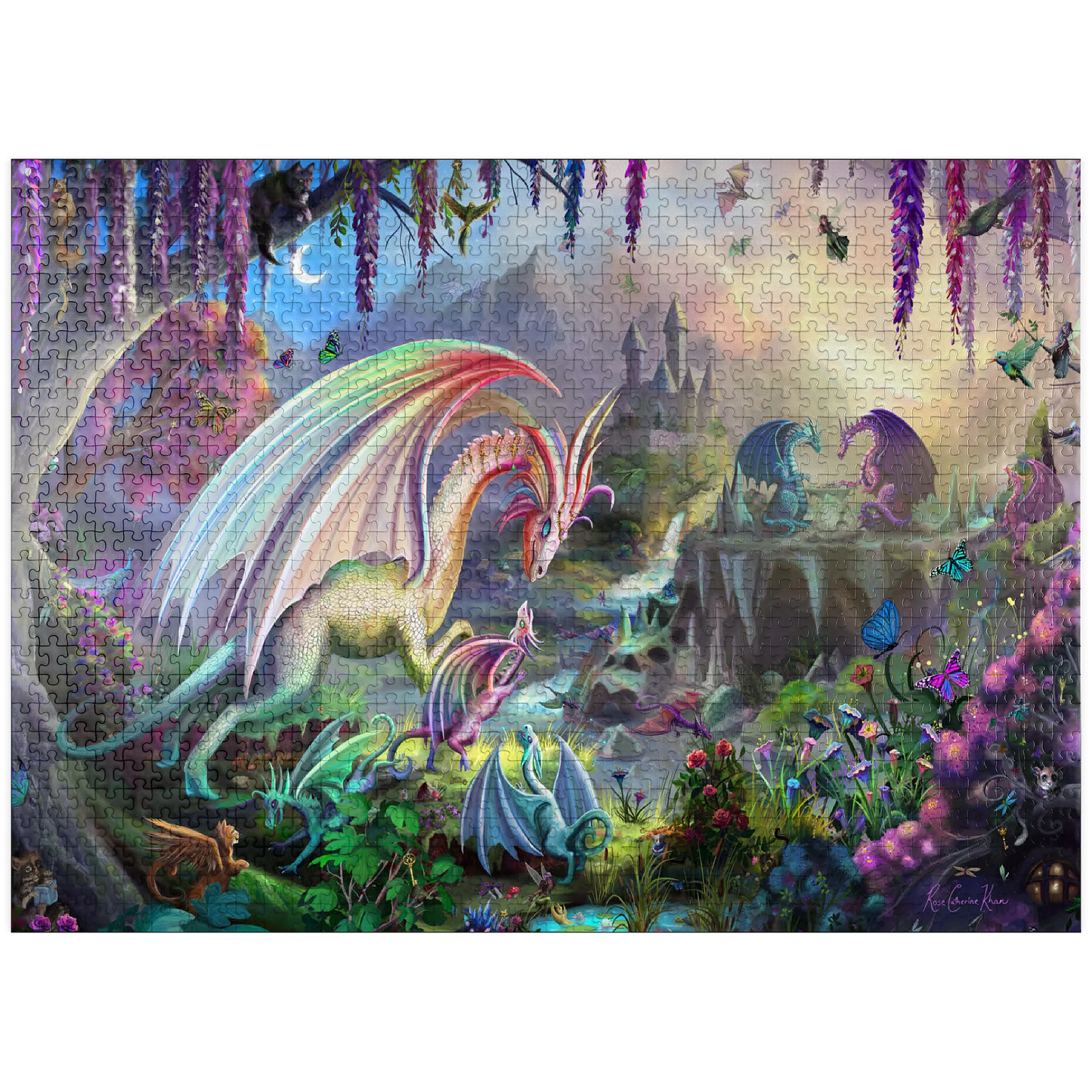 Dragon Valley by Rose Khan, 1000 Piece Puzzle