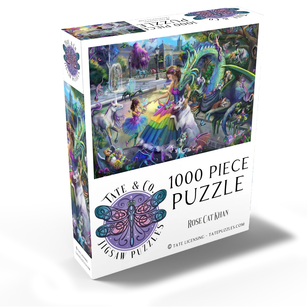 Dragon's Garden by Rose Khan, 1000 Piece Puzzle