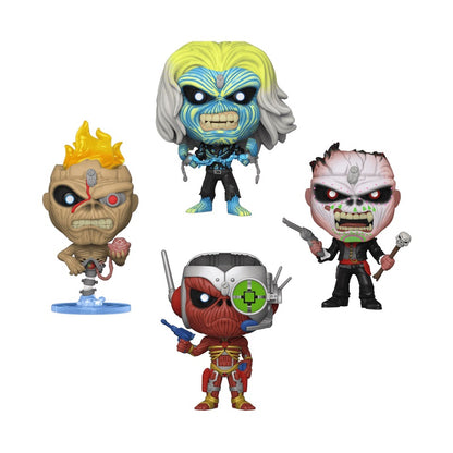 FUNKO POP! ROCKS: Iron Maiden - Eddie 4PK Glow in the Dark Box Set