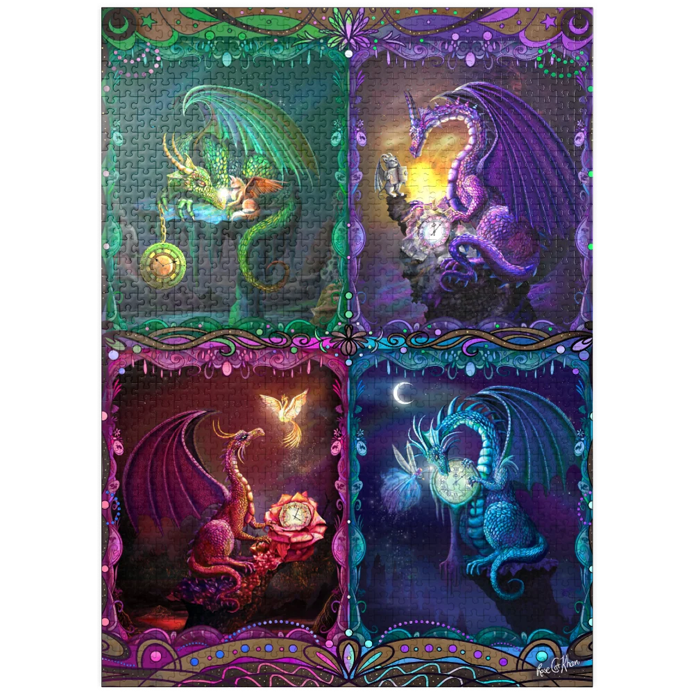 The Time Dragons by Rose Khan, 1000 Piece Puzzle