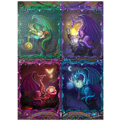 The Time Dragons by Rose Khan, 1000 Piece Puzzle