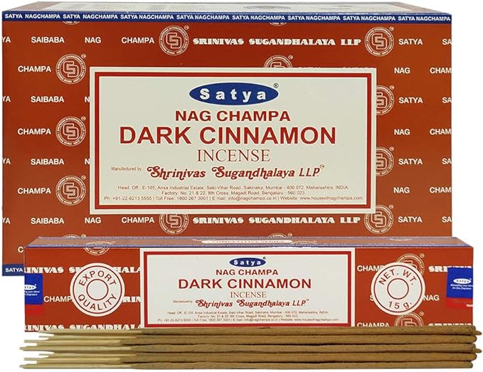 Satya Dark Cinnamon Incense Sticks