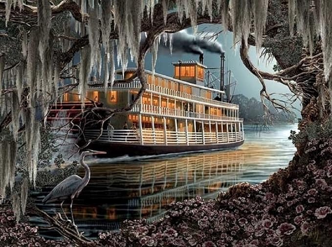 Night on the River by Roberta Wesley, 1000 Piece Puzzle