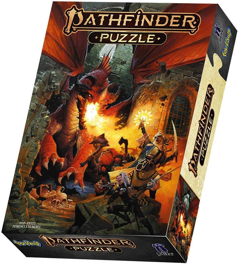 Pathfinder Core Rulebook by Wayne Reynolds, 1000 Piece Jigsaw